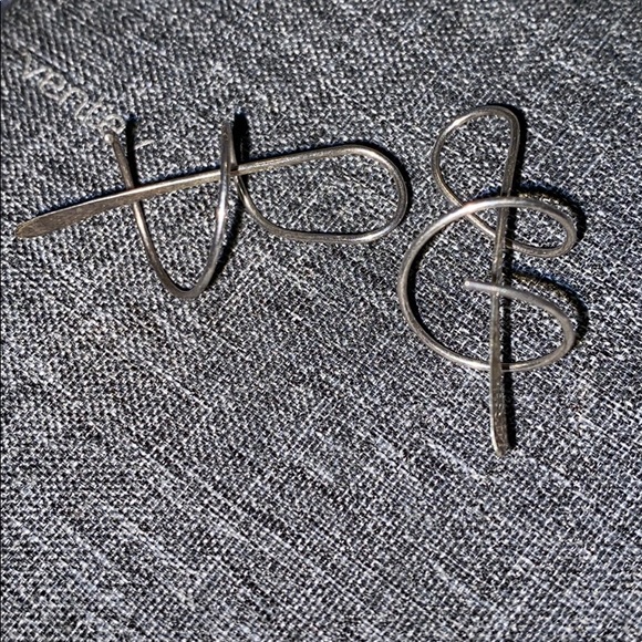 Women’s spiral earrings sterling silver - Picture 2 of 3